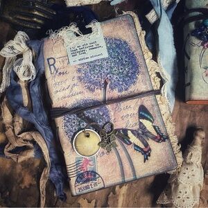 Vintage Butterfly Journal & Embellishments Bundle